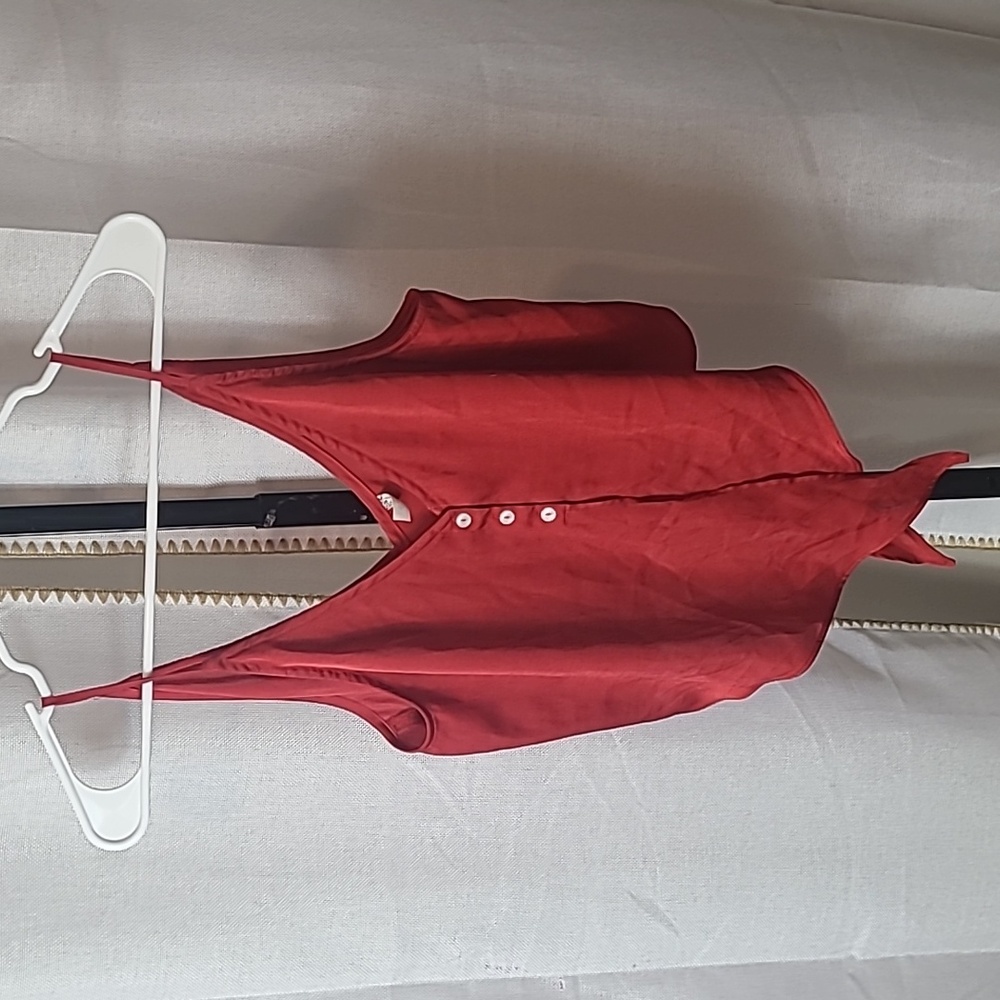 Cherry RED Free People Tank Buttery Soft
